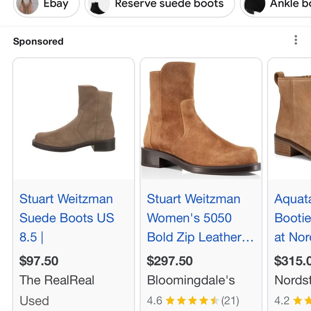 💕 Stuart Weitzman 40mm Easyon Reserve Bootie 💕